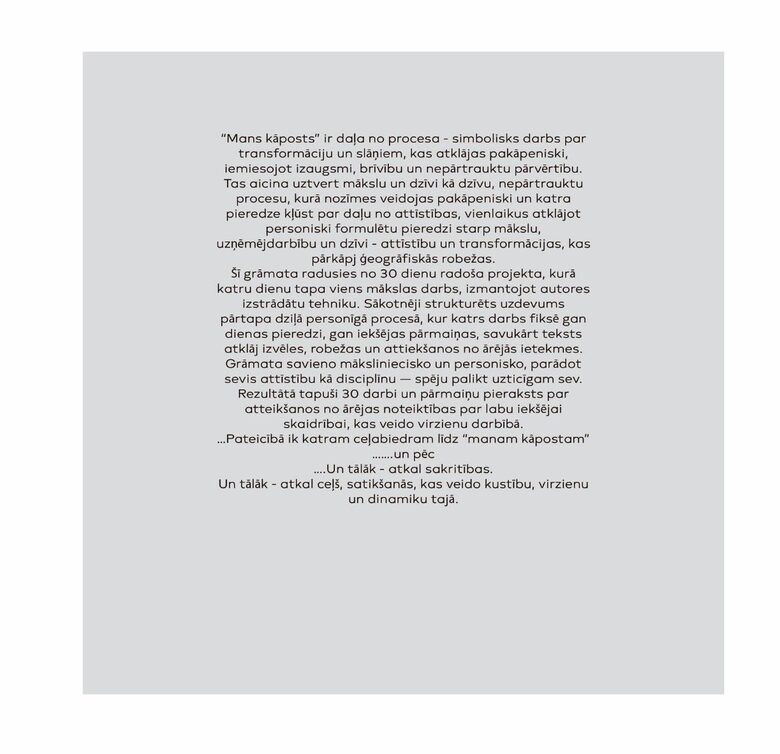 GRĀMATA ''MANS KAPOSTS'' PDF FORMATS