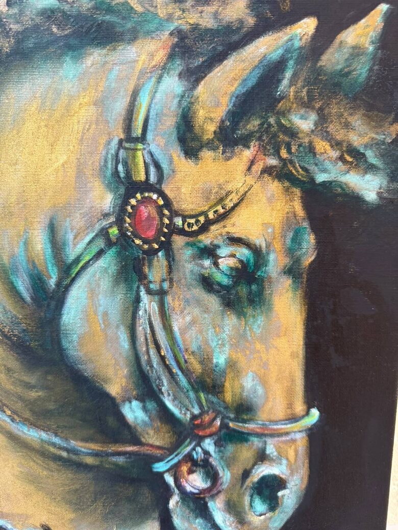DHIRA BAREIN/ Little gold horse