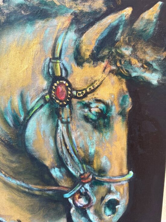 DHIRA BAREIN/ Little gold horse